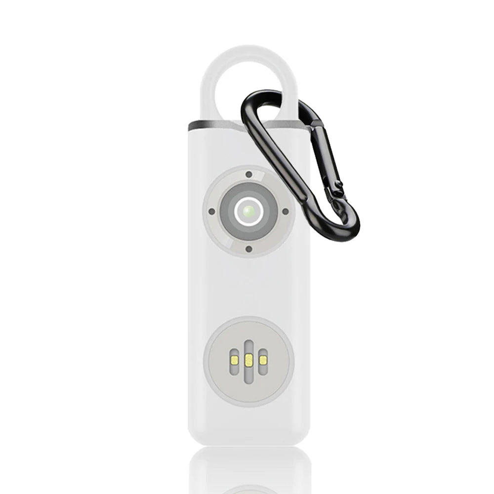 Camluxy 130dB Personal Self Defense Alarm With LED Light Self Defense Siren Safety Alarm For Women Girl Personal Keychain Alarm