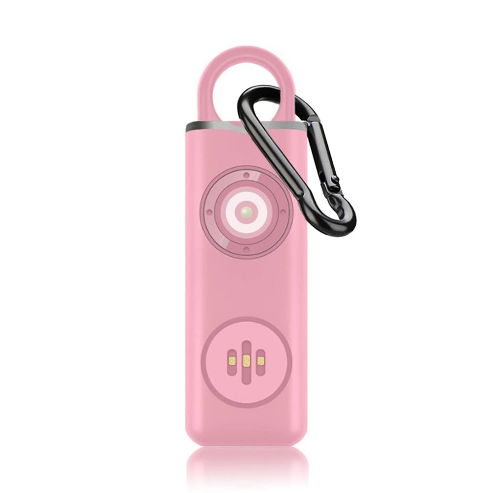 Camluxy 130dB Personal Self Defense Alarm With LED Light Self Defense Siren Safety Alarm For Women Girl Personal Keychain Alarm